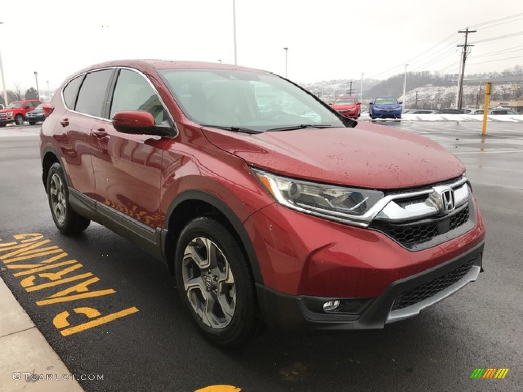 2019 CR-V EX-L AWD - Molten Lava Pearl / Black photo #5