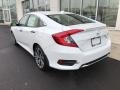 2019 Platinum White Pearl Honda Civic Touring Sedan  photo #8