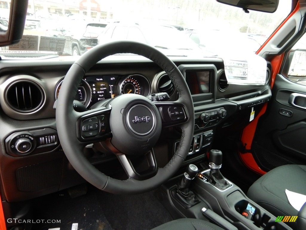 2019 Jeep Wrangler Sport 4x4 Black Dashboard Photo #131517307