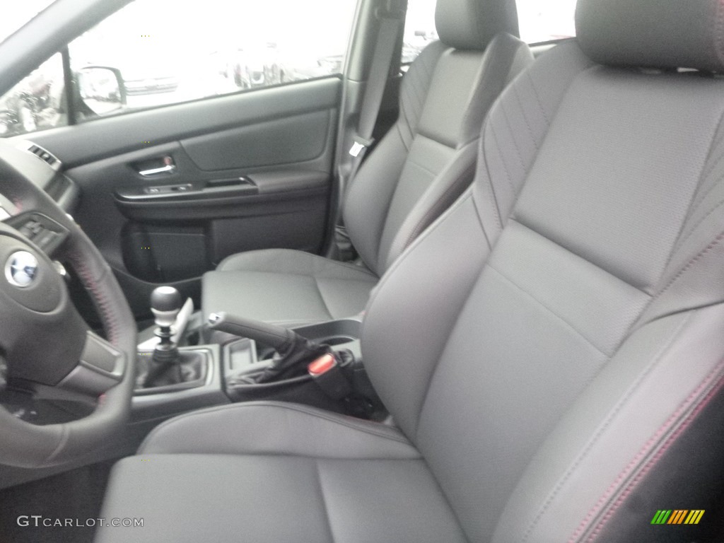 Carbon Black Interior 2019 Subaru WRX Limited Photo #131517868