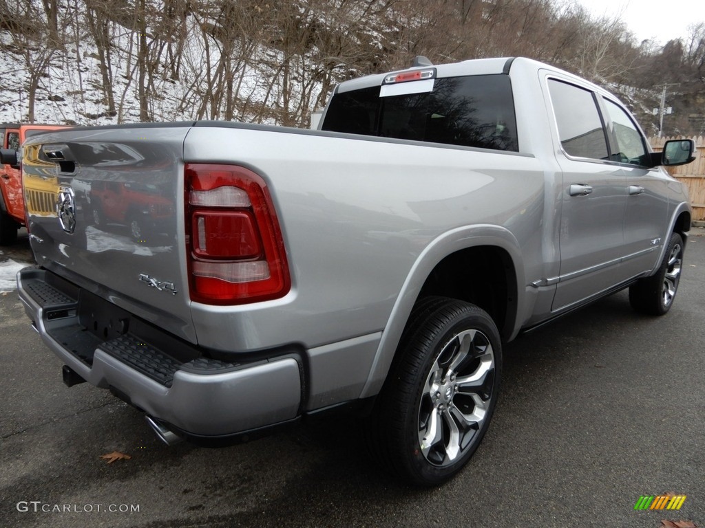 2019 1500 Limited Crew Cab 4x4 - Billett Silver Metallic / Indigo/Frost photo #5