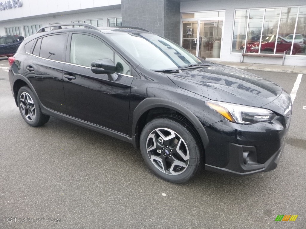 2019 Crosstrek 2.0i Limited - Crystal Black Silica / Black photo #1