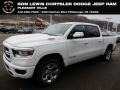 2019 Bright White Ram 1500 Big Horn Crew Cab 4x4  photo #1