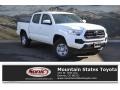 2018 Super White Toyota Tacoma SR Double Cab 4x4  photo #1