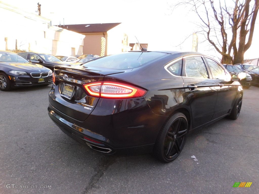 2013 Fusion Titanium AWD - Tuxedo Black Metallic / Charcoal Black photo #6