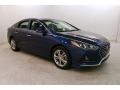 2018 Lakeside Blue Hyundai Sonata SEL  photo #1