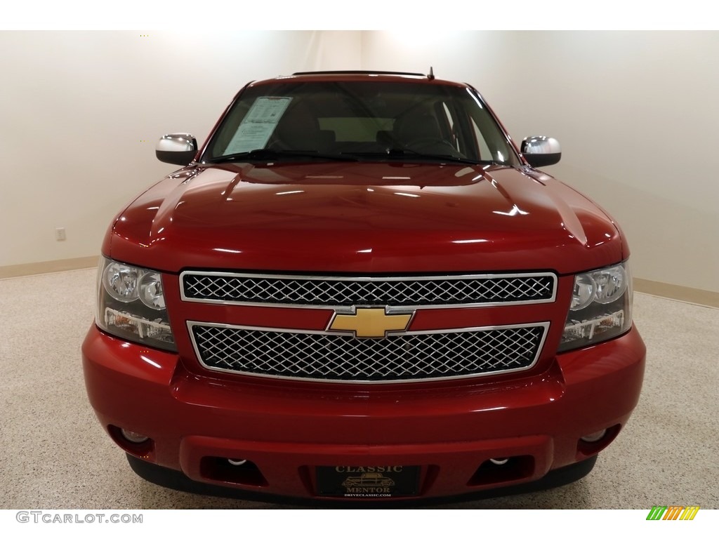 2012 Suburban LTZ 4x4 - Crystal Red Tintcoat / Ebony photo #2