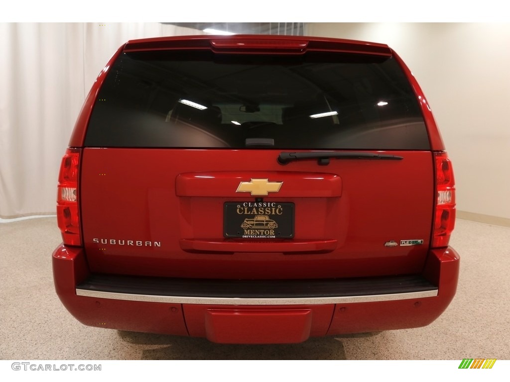 2012 Suburban LTZ 4x4 - Crystal Red Tintcoat / Ebony photo #20