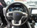 Black 2019 Ford F150 Platinum SuperCrew 4x4 Steering Wheel