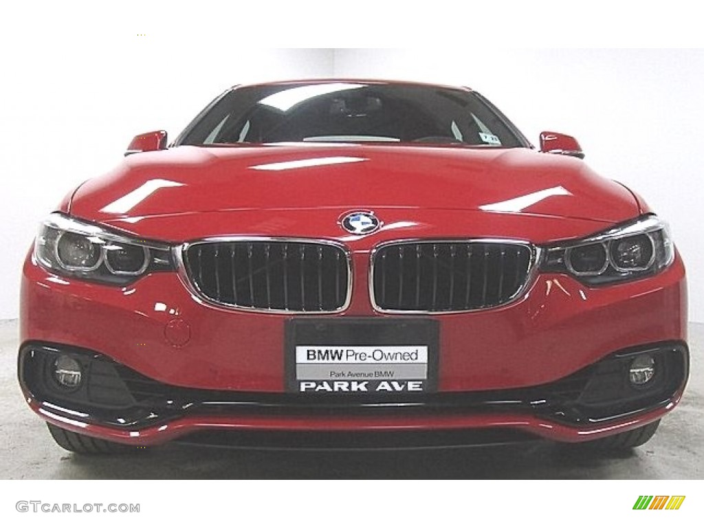 2019 4 Series 430i xDrive Gran Coupe - Melbourne Red Metallic / Black photo #3