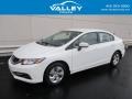 Taffeta White - Civic LX Sedan Photo No. 1