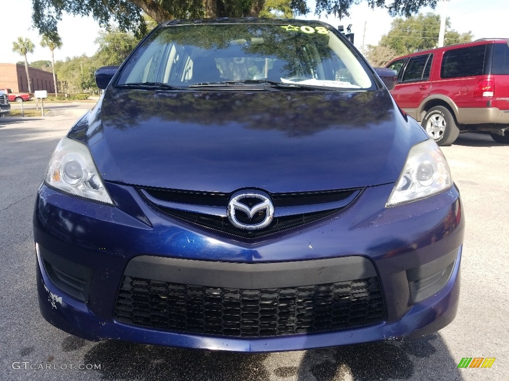 2008 MAZDA5 Touring - Stormy Blue / Black photo #8