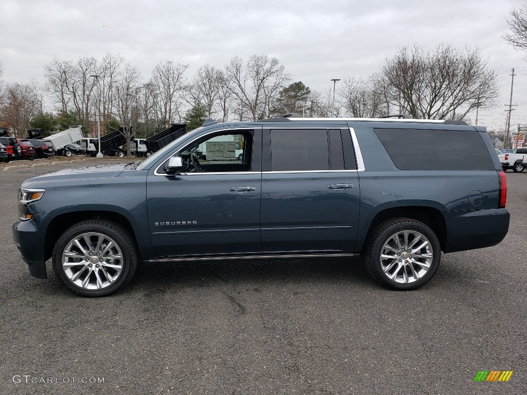 Shadow Gray Metallic 2019 Chevrolet Suburban Premier 4WD Exterior Photo #131535582