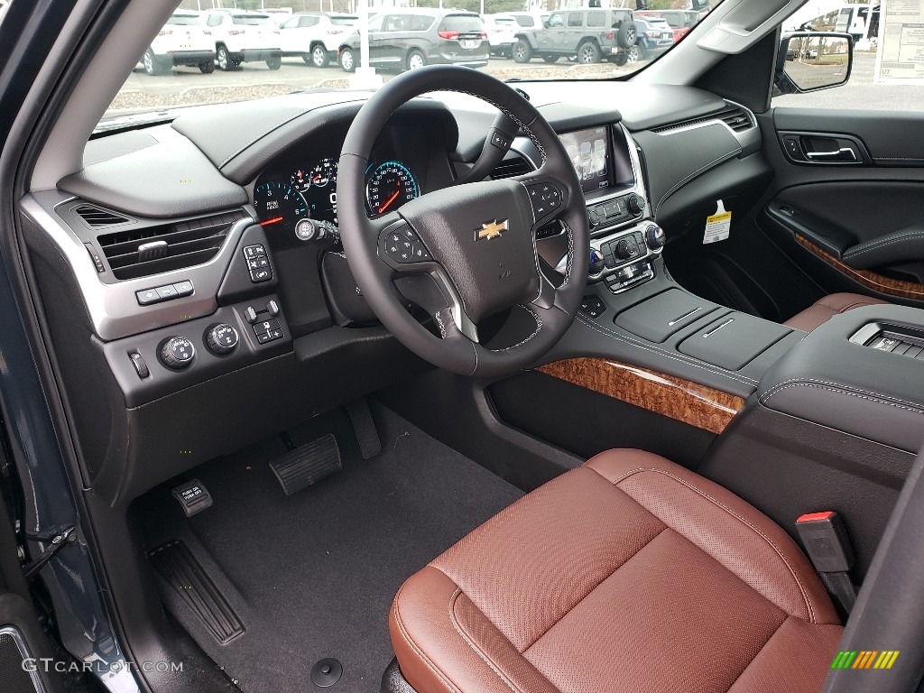 Jet Black/Mahogany Interior 2019 Chevrolet Suburban Premier 4WD Photo #131535660
