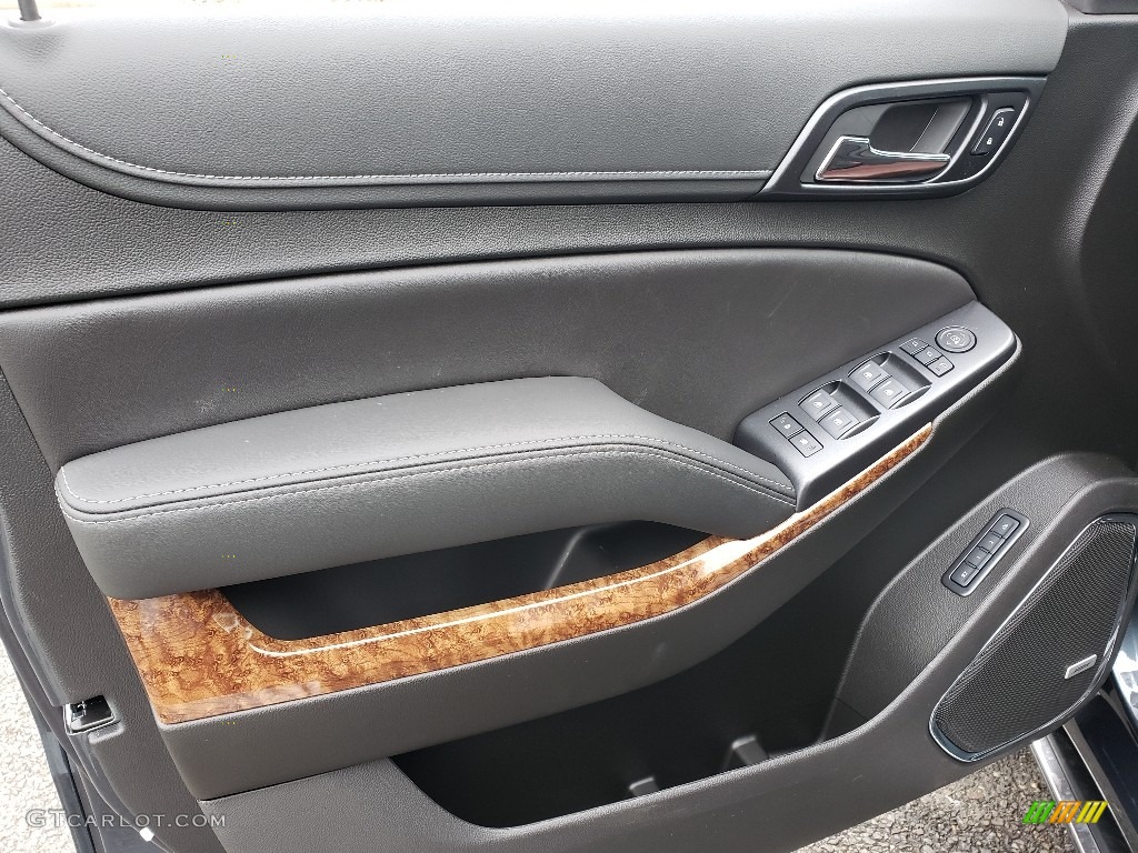 2019 Chevrolet Suburban Premier 4WD Jet Black/Mahogany Door Panel Photo #131535690