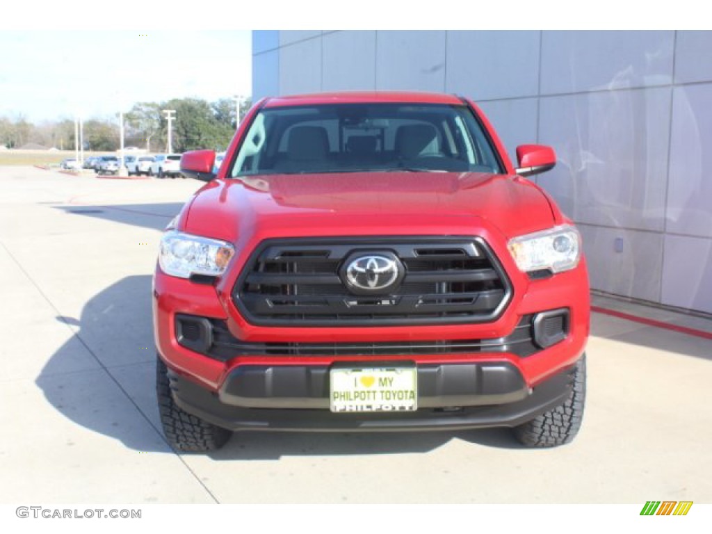 2019 Tacoma TSS Double Cab - Barcelona Red Metallic / Cement Gray photo #3