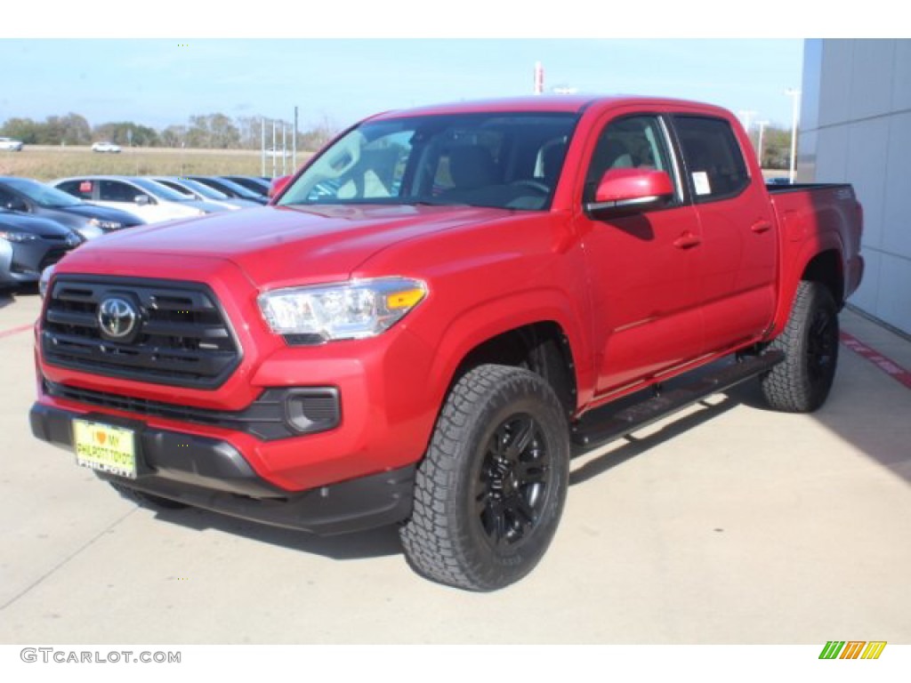 2019 Tacoma TSS Double Cab - Barcelona Red Metallic / Cement Gray photo #4