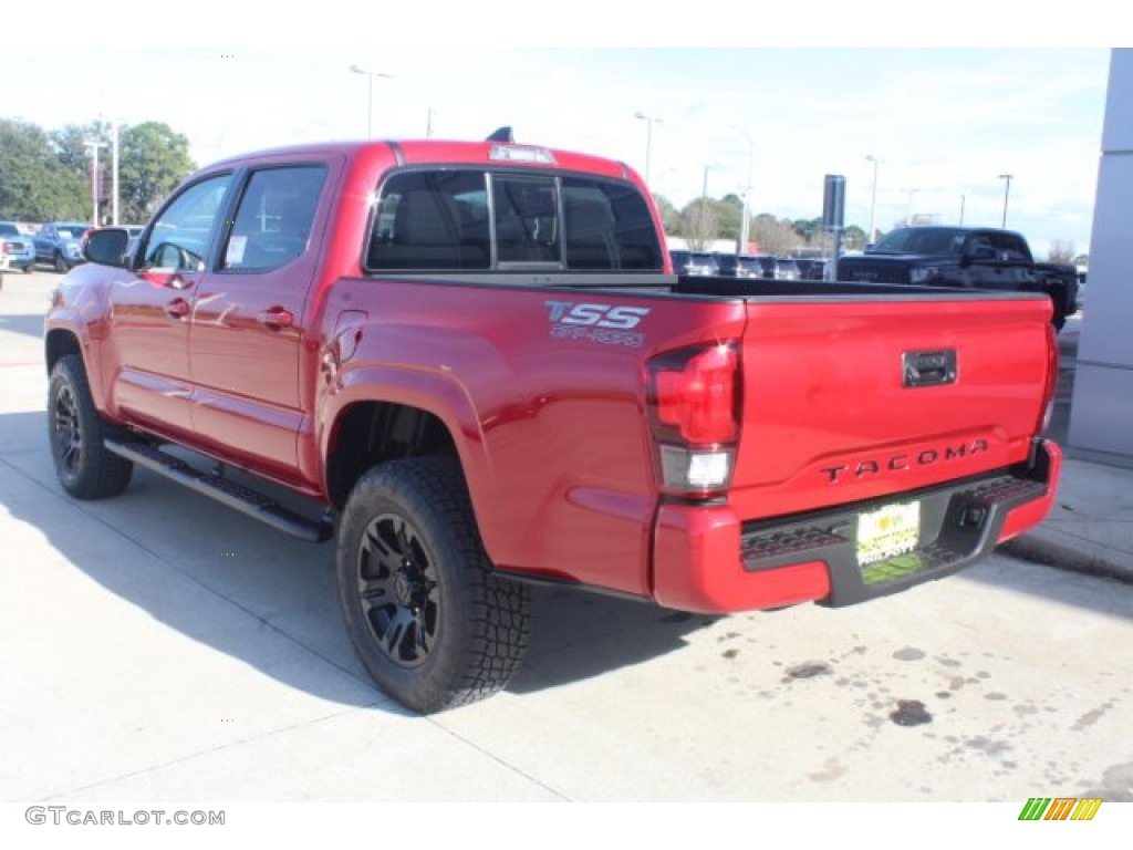 2019 Tacoma TSS Double Cab - Barcelona Red Metallic / Cement Gray photo #6