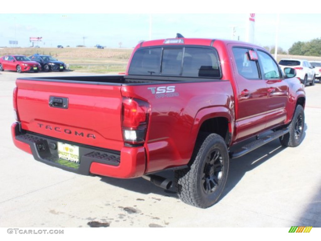 2019 Tacoma TSS Double Cab - Barcelona Red Metallic / Cement Gray photo #8