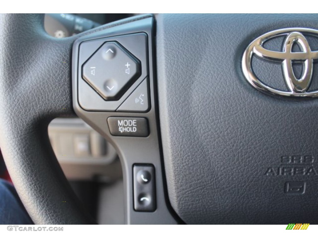 2019 Tacoma TSS Double Cab - Barcelona Red Metallic / Cement Gray photo #13