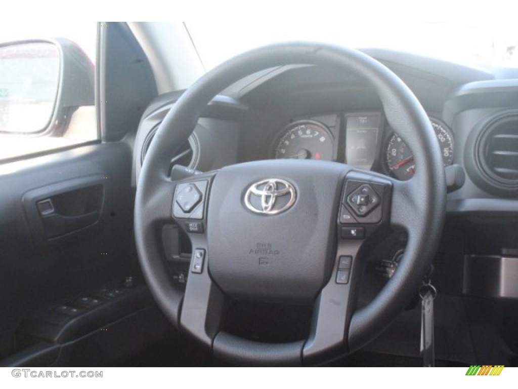 2019 Tacoma TSS Double Cab - Barcelona Red Metallic / Cement Gray photo #18