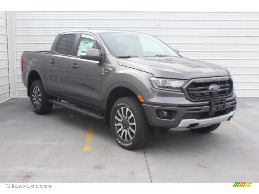 Magnetic Metallic 2019 Ford Ranger Lariat SuperCrew 4x4 Exterior Photo #131536230