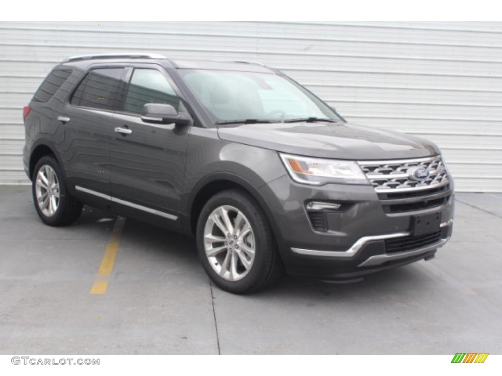 2019 Explorer Limited - Magnetic / Medium Black photo #2