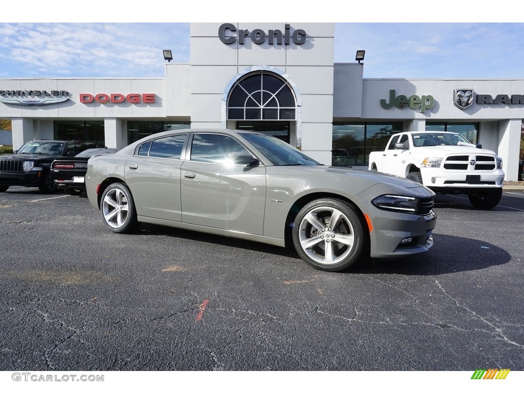 2018 Charger R/T - Destroyer Gray / Black photo #1