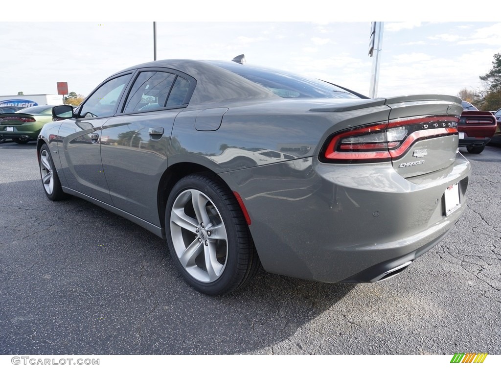 2018 Charger R/T - Destroyer Gray / Black photo #10