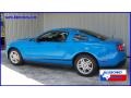 2010 Grabber Blue Ford Mustang V6 Coupe  photo #10