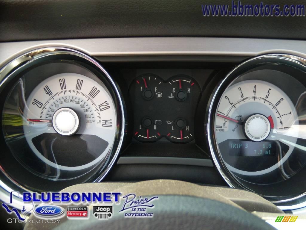 2010 Mustang GT Premium Convertible - Red Candy Metallic / Charcoal Black photo #10