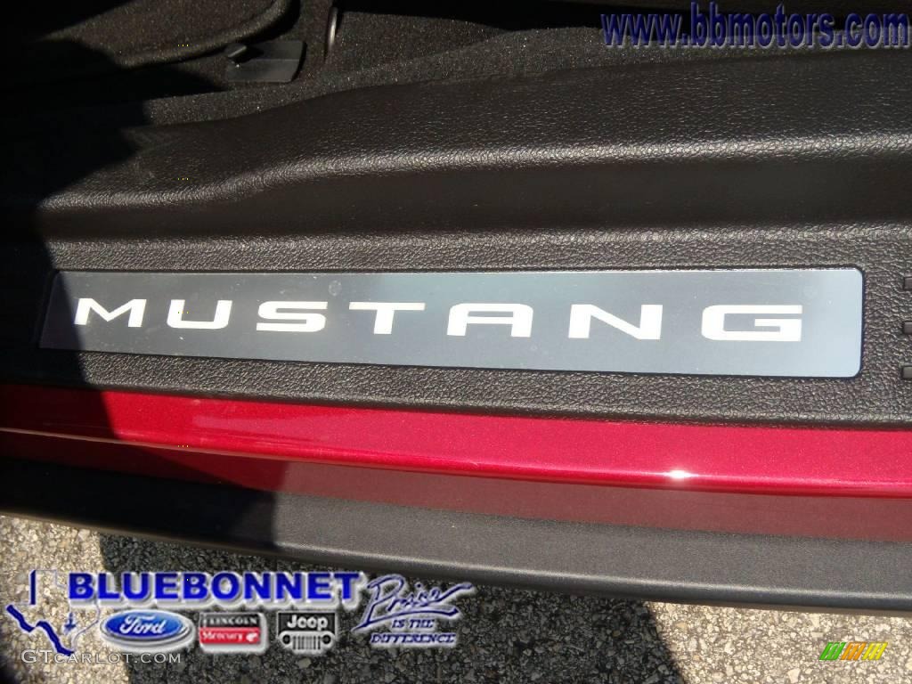 2010 Mustang GT Premium Convertible - Red Candy Metallic / Charcoal Black photo #15