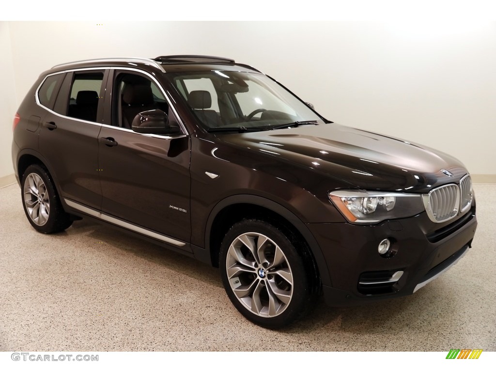 2016 X3 xDrive28i - Sparkling Brown Metallic / Mocha photo #1