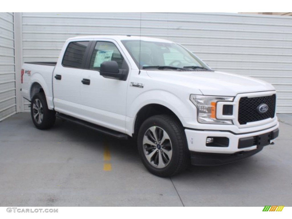 2019 F150 STX SuperCrew 4x4 - Oxford White / Black photo #2