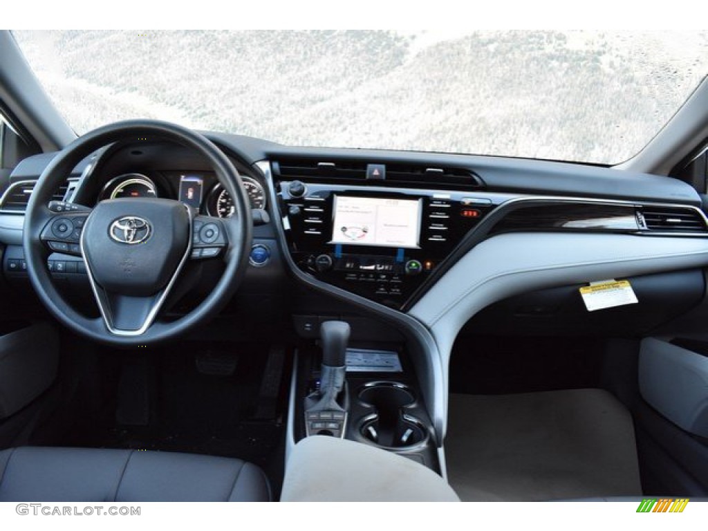 2019 Toyota Camry Hybrid LE Ash Dashboard Photo #131550007