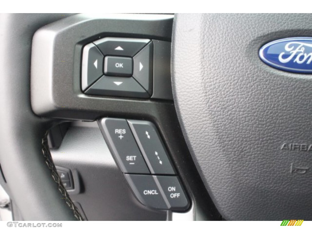 2019 Ford Expedition Limited Ebony Steering Wheel Photo #131550526