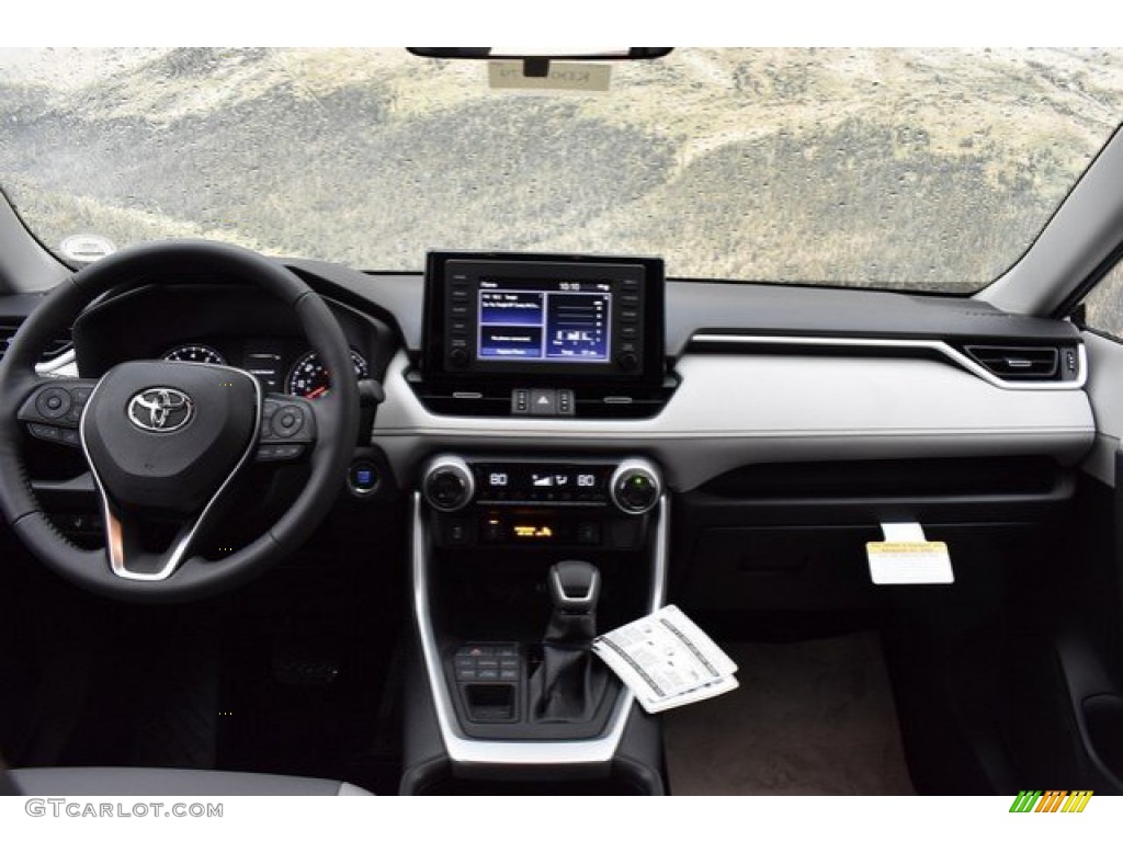 2019 Toyota RAV4 XLE AWD Light Gray Dashboard Photo #131551423