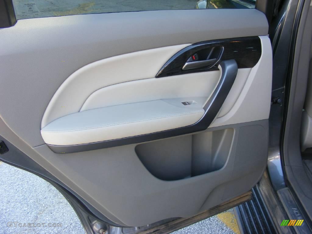 2007 MDX Technology - Steel Blue Metallic / Taupe photo #15