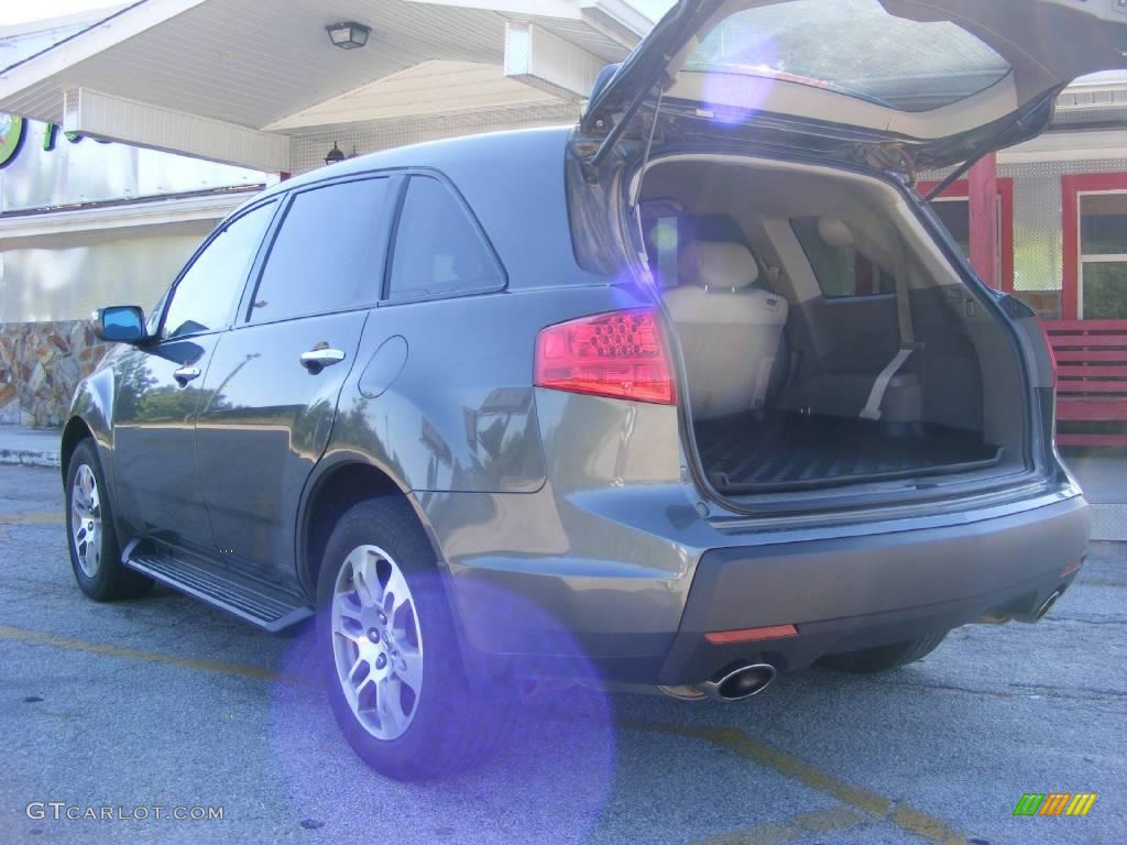 2007 MDX Technology - Steel Blue Metallic / Taupe photo #16