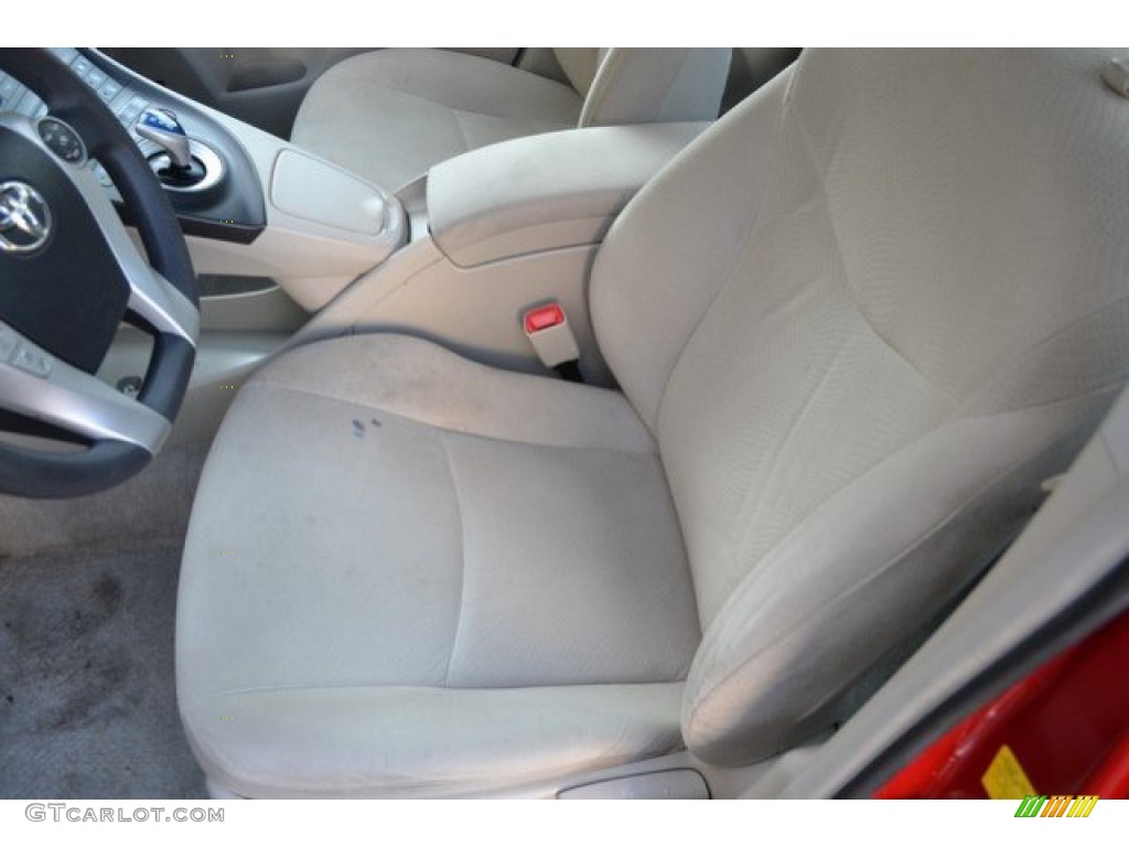 2010 Prius Hybrid III - Barcelona Red Metallic / Bisque photo #11