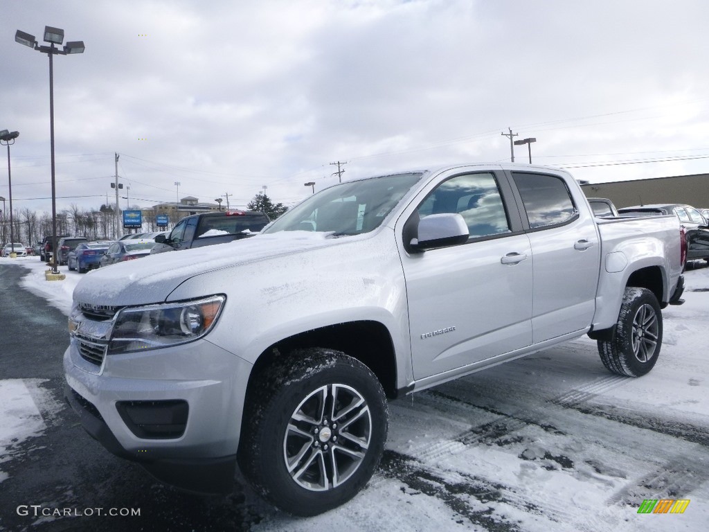 2019 Colorado WT Crew Cab 4x4 - Silver Ice Metallic / Jet Black/Dark Ash photo #1