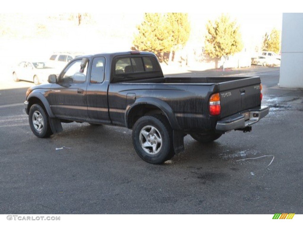 2001 Tacoma V6 Xtracab 4x4 - Black Sand Pearl / Charcoal photo #4