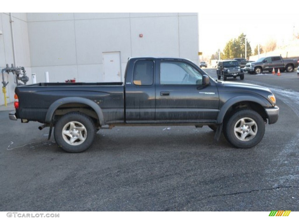 2001 Tacoma V6 Xtracab 4x4 - Black Sand Pearl / Charcoal photo #7