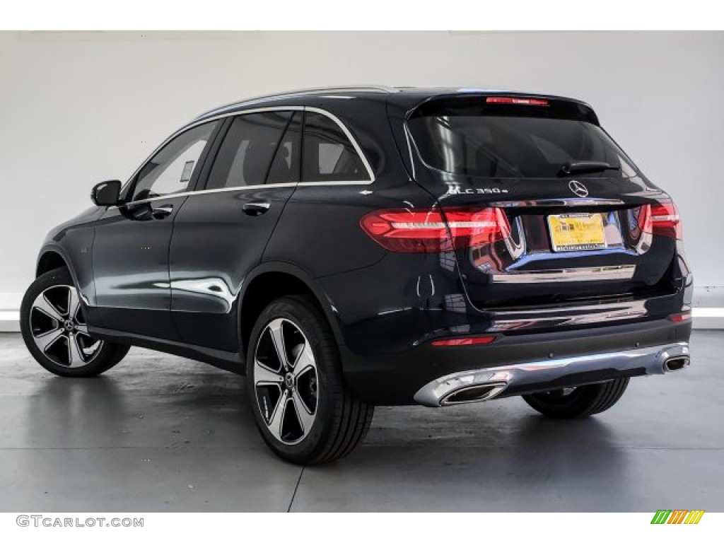 2019 GLC 350e 4Matic - Lunar Blue Metallic / Silk Beige/Black photo #2