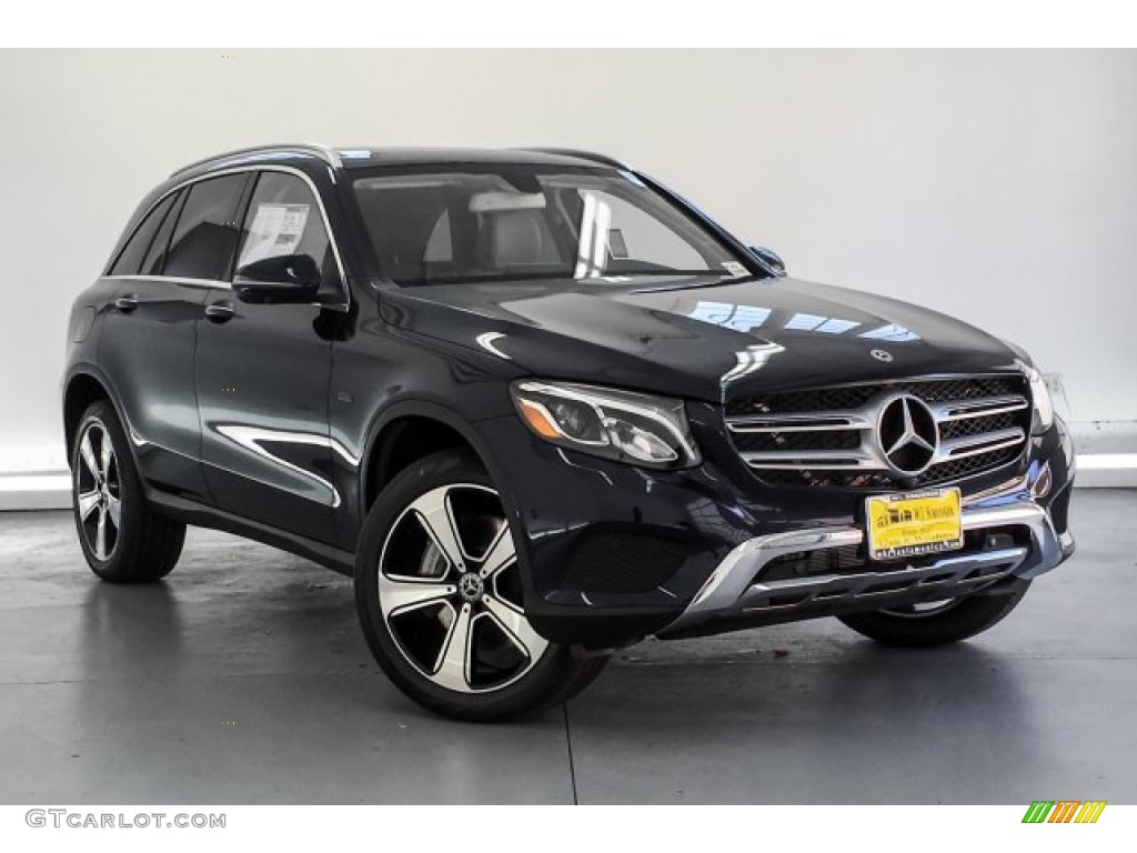 2019 GLC 350e 4Matic - Lunar Blue Metallic / Silk Beige/Black photo #12