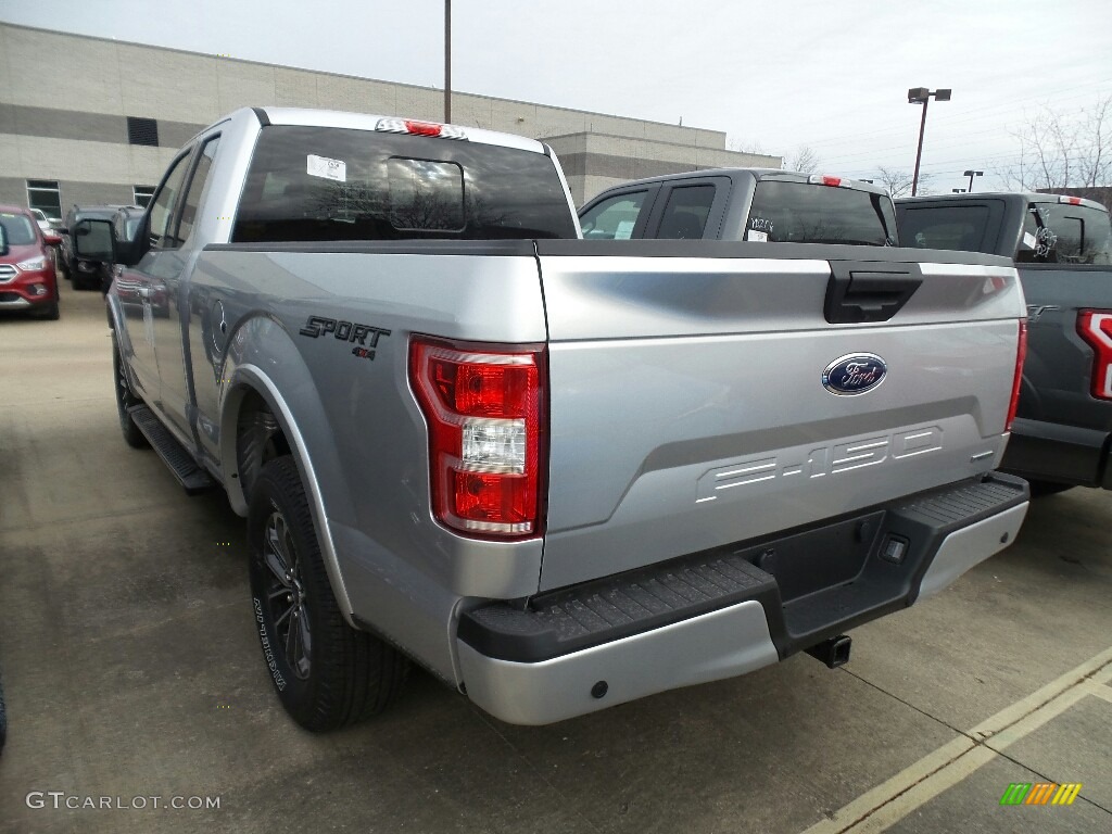 2019 F150 XL SuperCab 4x4 - Ingot Silver / Black photo #3