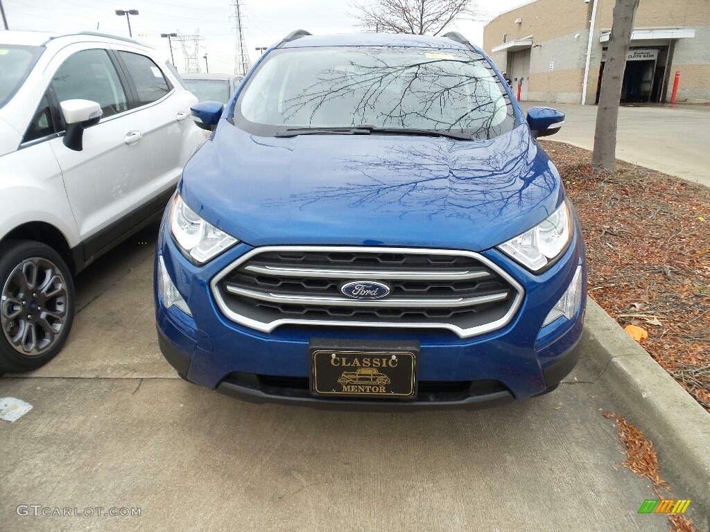 2018 EcoSport SE - Lightning Blue / Ebony Black photo #2