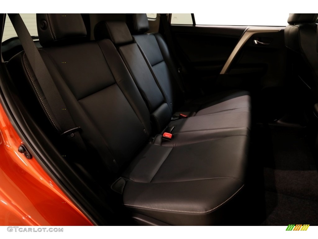 2015 RAV4 Limited AWD - Hot Lava / Black photo #16