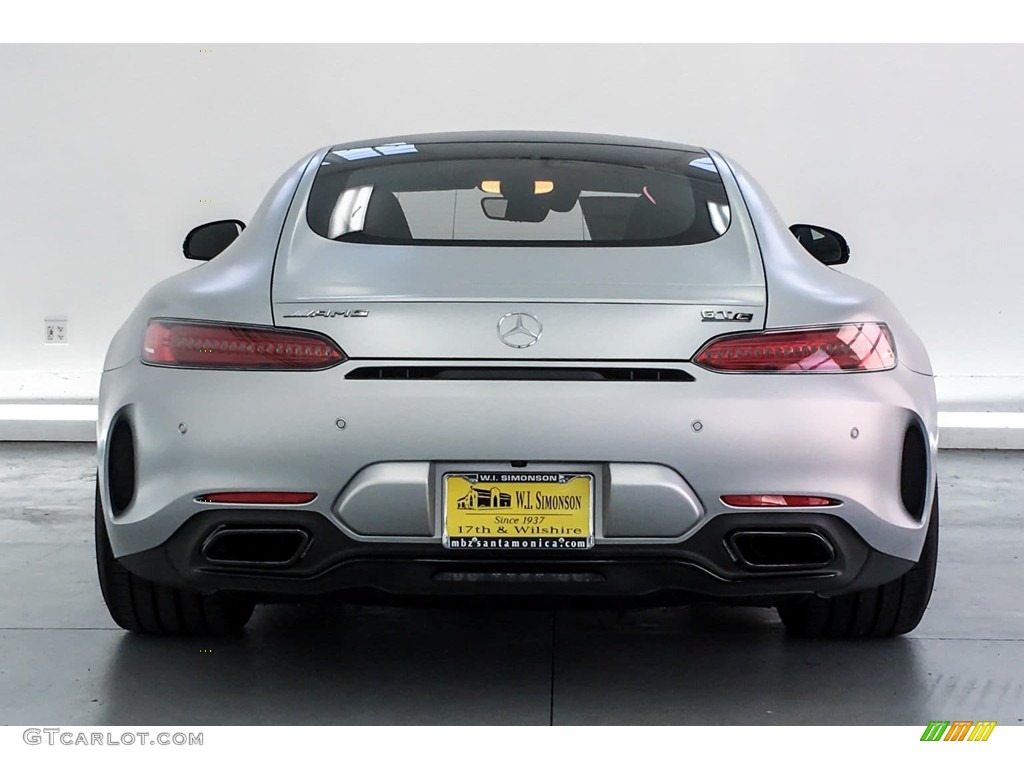2019 AMG GT C Coupe - designo Iridium Silver Magno (Matte) / Red Pepper/Black photo #3