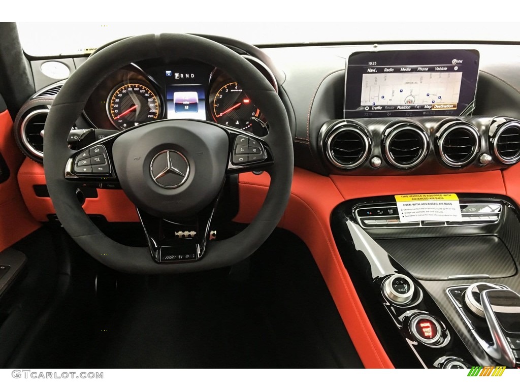 2019 AMG GT C Coupe - designo Iridium Silver Magno (Matte) / Red Pepper/Black photo #4